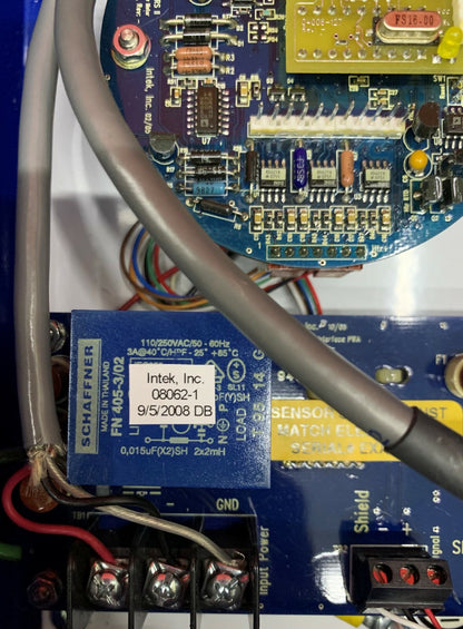 Intek Rheotherm 210R-T-UL1/16(1/4E)-0/10-24V &amp; TUL1/16(1/4E) stroommeter 