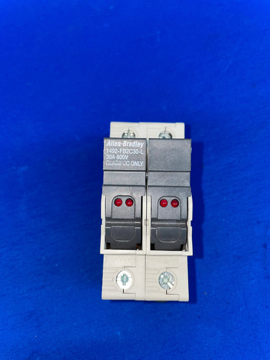 ALLEN-BRADLEY, 1492-FB2C30-L, SERIE B, PORTAFUSIBILE CLASSE CC, 1 LOTTO QTY 4