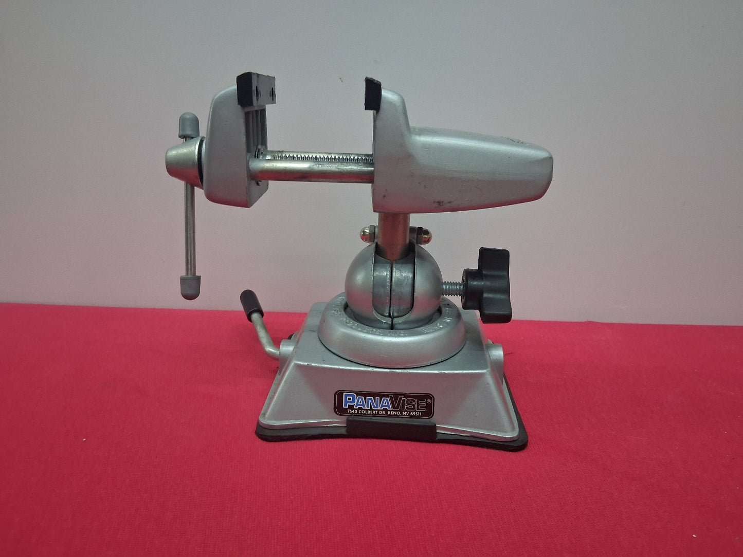 PANAVISE 381 Benchtop Vise Multi Angle with Swivel  Vacuum Base 2.25" Jaws