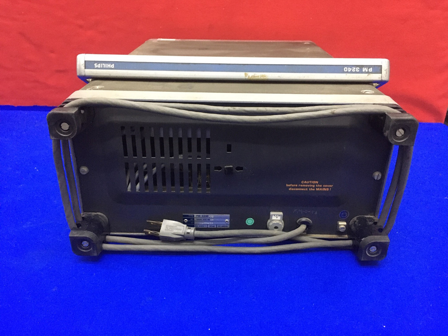 PHILIPS 50 MHZ OSCILLOSCOPIO A DOPPIO CANALE AMPLIFICATORI VERTICALI PM 3240 - PARTI 