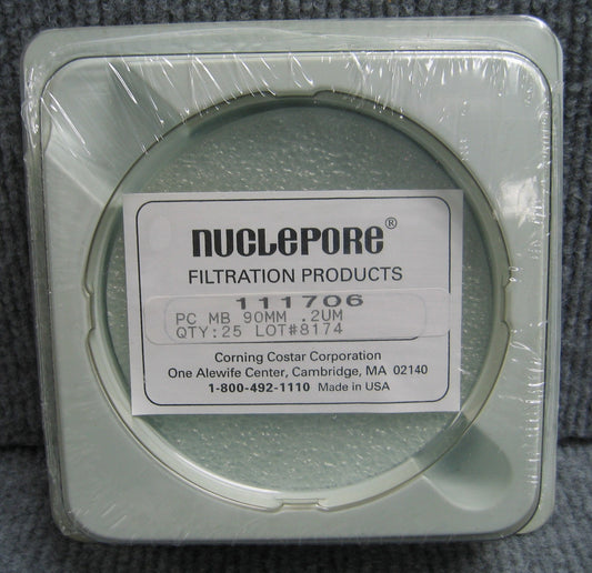 CORNING COSTAR NUCLEPORE FILTERPRODUKTE 111706 PC MB 90MM 0,2UM 