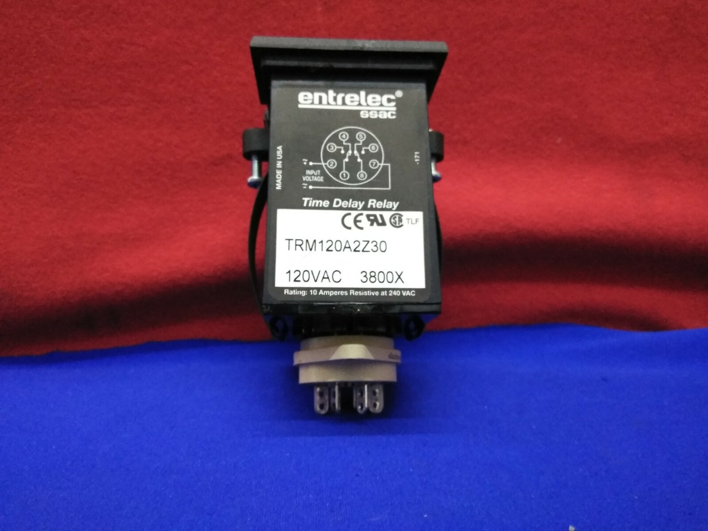ENTRELEC SSAC TRM120A2Z30 ZEITVERZÖGERUNGSRELAIS 