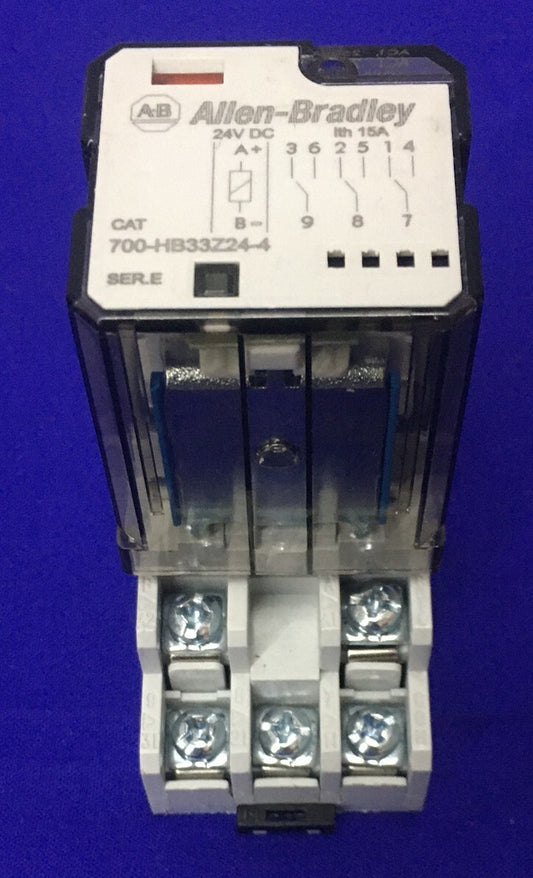 Allen-Bradley Allen Bradley AB 700-HB33Z24-4 SER E GENERAL PURPOSE RELAY