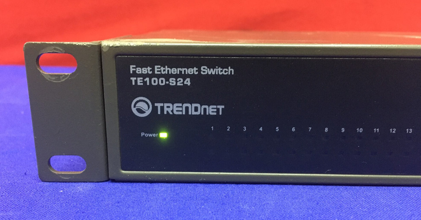 TRENDNET TE100-S24 H/W:B1.1R VER B1 COMMUTATEUR ETHERNET RAPIDE TE100-S24
