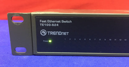 TRENDNET TE100-S24 H/W:B1.1R VER B1 COMMUTATEUR ETHERNET RAPIDE TE100-S24