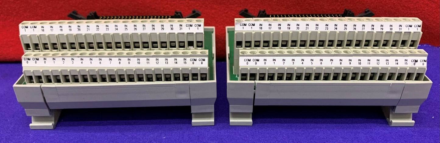 Lot de 2 modules d'interface de terminal Allen Bradley 1492-IFM40F 0-132 V CA/CC 