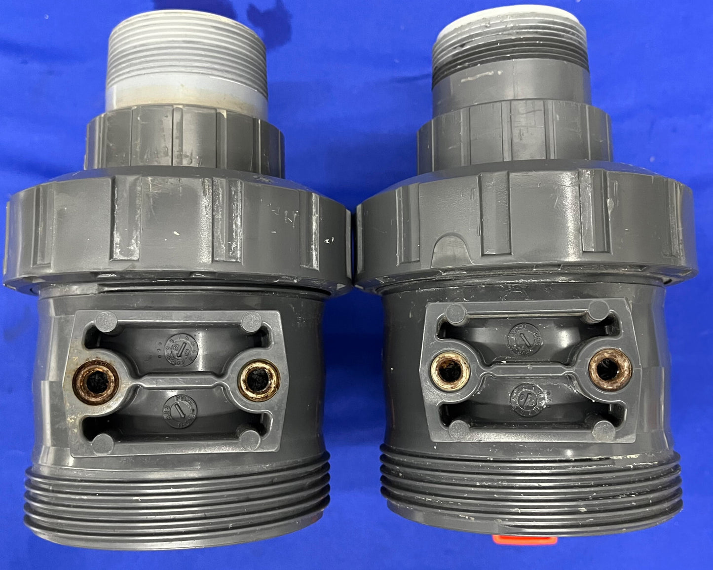 GEORG FISCHER +GF+ TYP 546 2” DN50 PVC-U FPM PN16 BALL VALVE - 1 LOT QTY 2