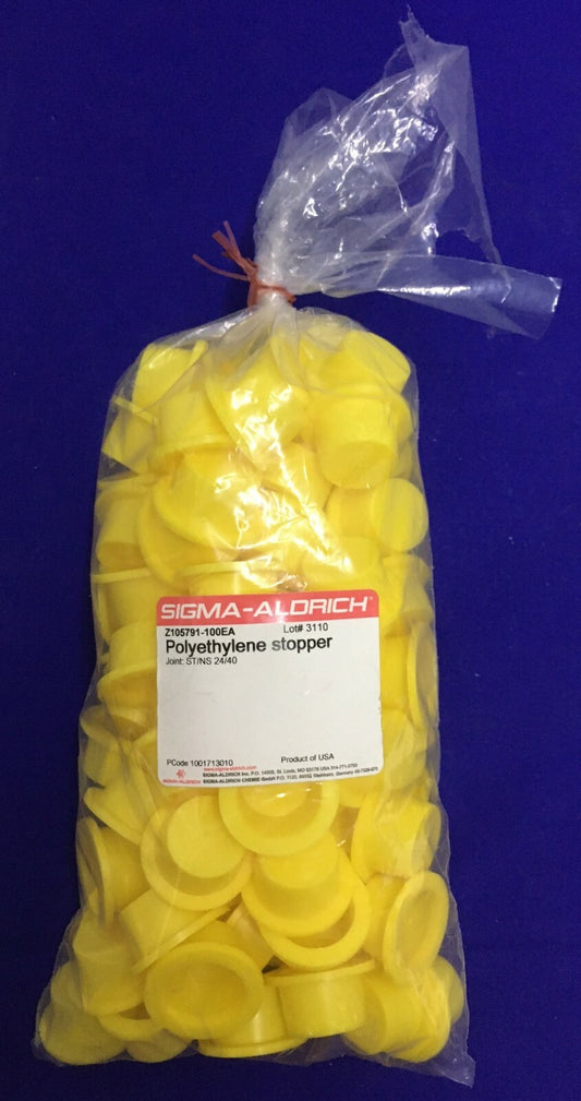 1 PACKAGE OF - SIGMA-ALDRICH Z105791-100EA POLYETHYLENE STOPPER