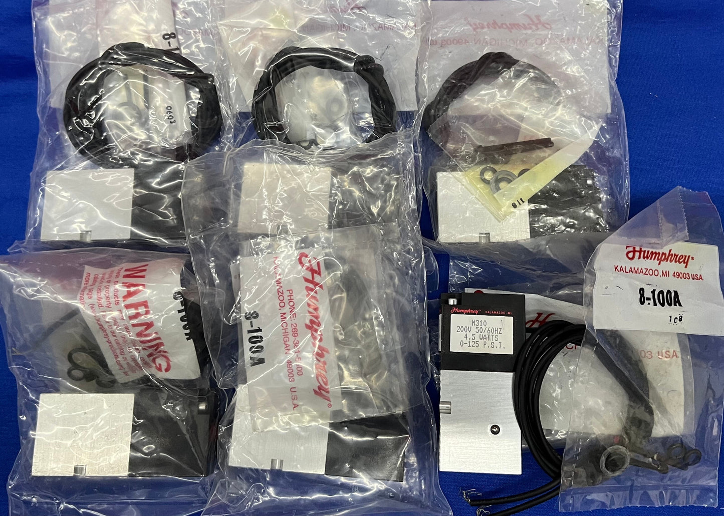 1 LOT - HUMPHREY M310 SOLENOÏDEKLEP - AANTAL 2 - 120V EN AANTAL 4 - 200V