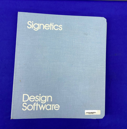 SIGNETICS  AMAZE REV C DESIGN SOFTWARE PC/DOS USERS MANUAL