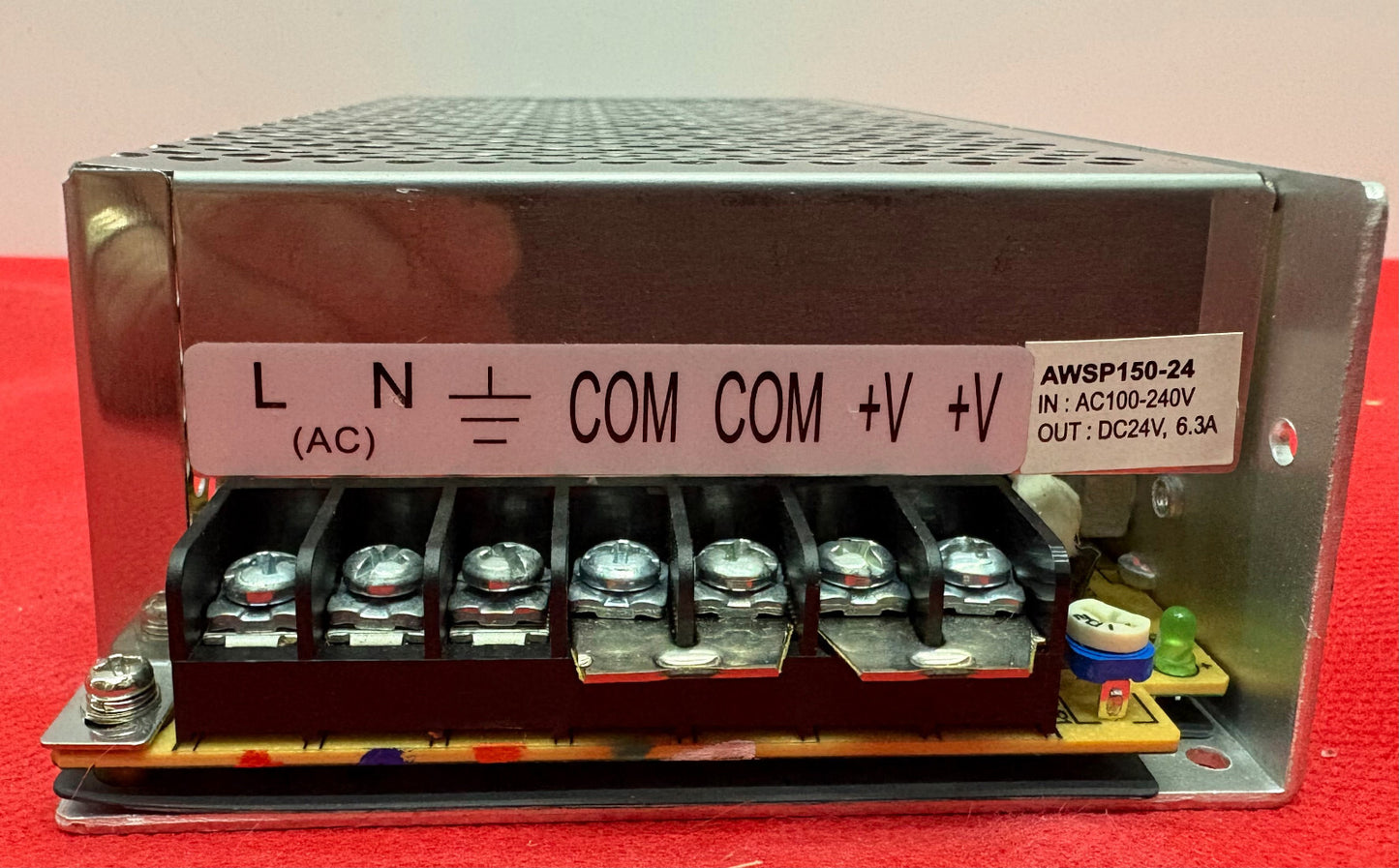 TRIAD POWER SUPPLY AWSP150-24  INPUT 100-240V 2.7A 50-60HZ  OUTPUT 24V 150W 6.3A