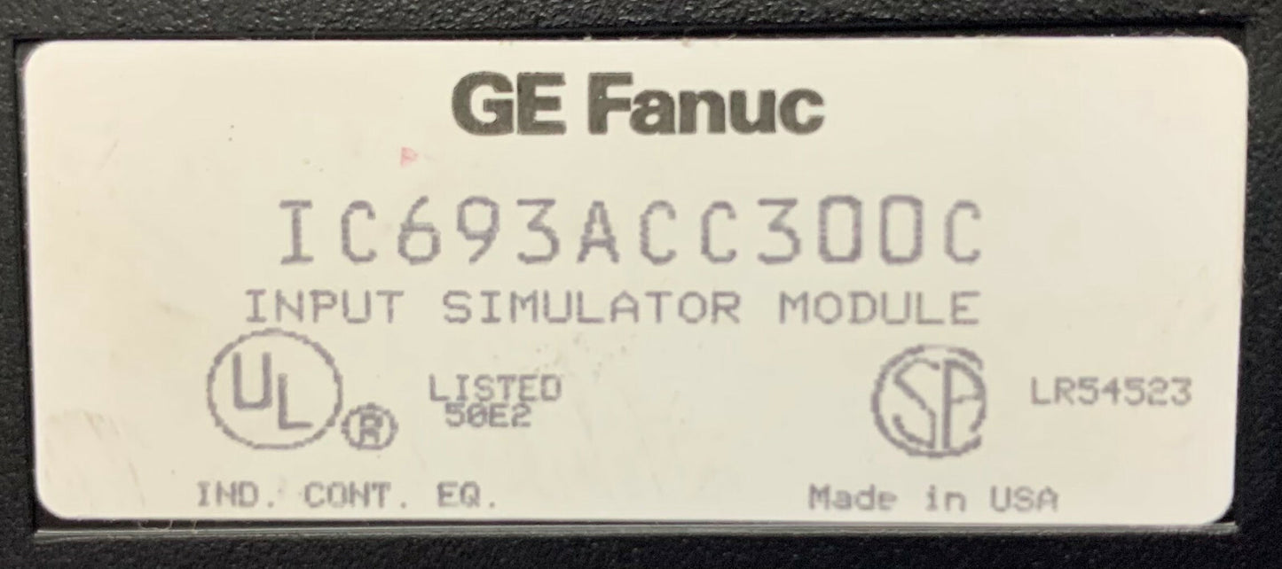 GE FANUC Eingangssimulatormodul IC693ACC300C