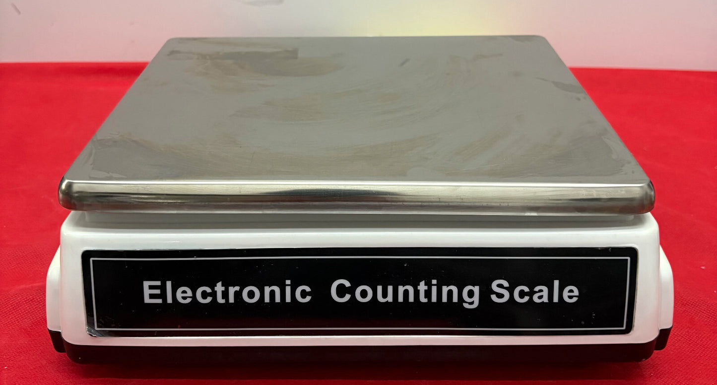 QTECH ELECTRONIC DIGITAL COUNTING SCALE G-30 (30lbs 13.6kg) 110V / 60Hz