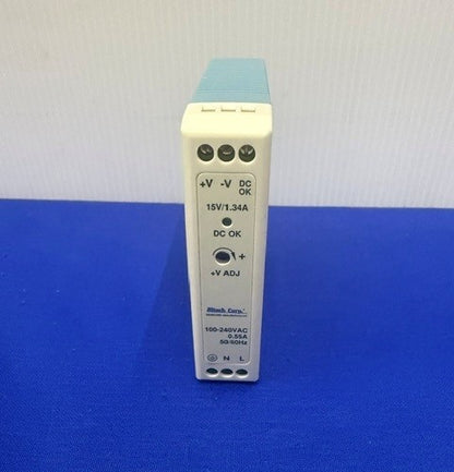 ALTECH CORP MDR-20-15 PS-S2015 Power Supply - DIN Rail Mount 15VDC 1.34A 20W