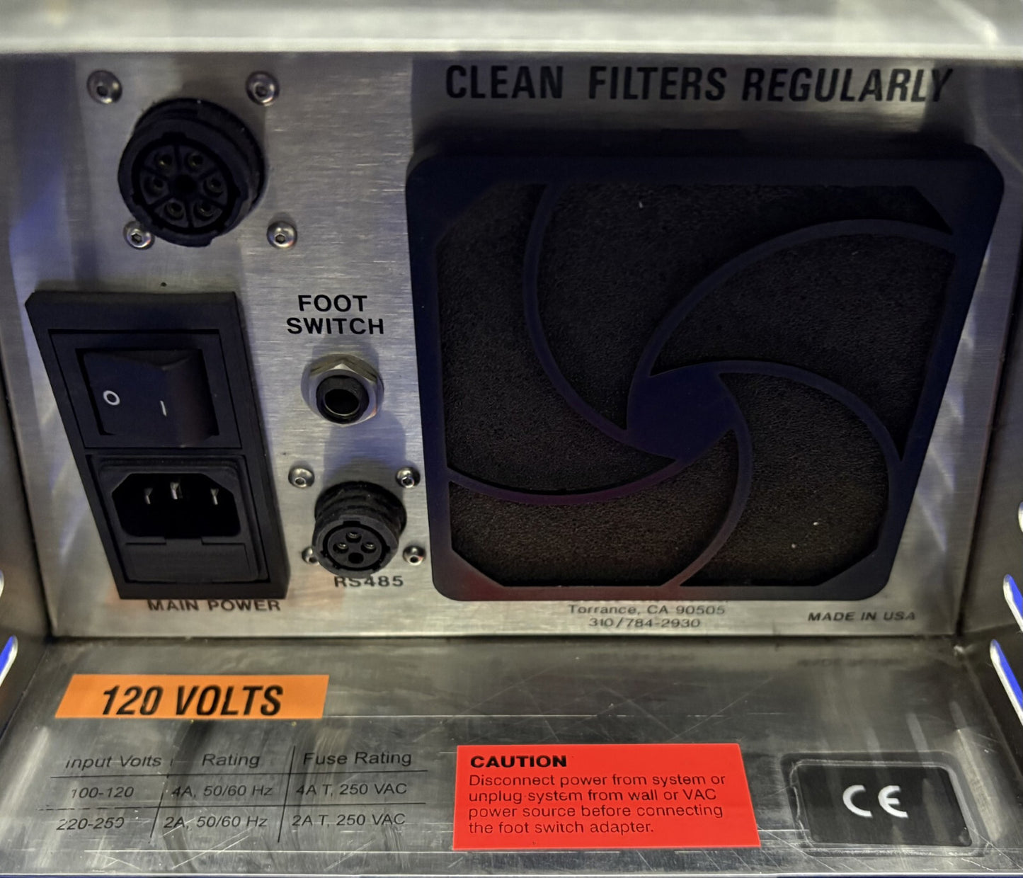 LESCO SUPER SPOT MAX HP VSM3001 UV CURING SYSTEM W/ FOOT SWITCH & LIGHT GUIDE