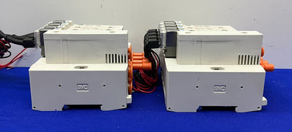 SMC 5000 SERIES SS5Y5-1010983-01-3 MANIFOLD SY5140R-5LOZ SOLENOID VALVES - QTY 2