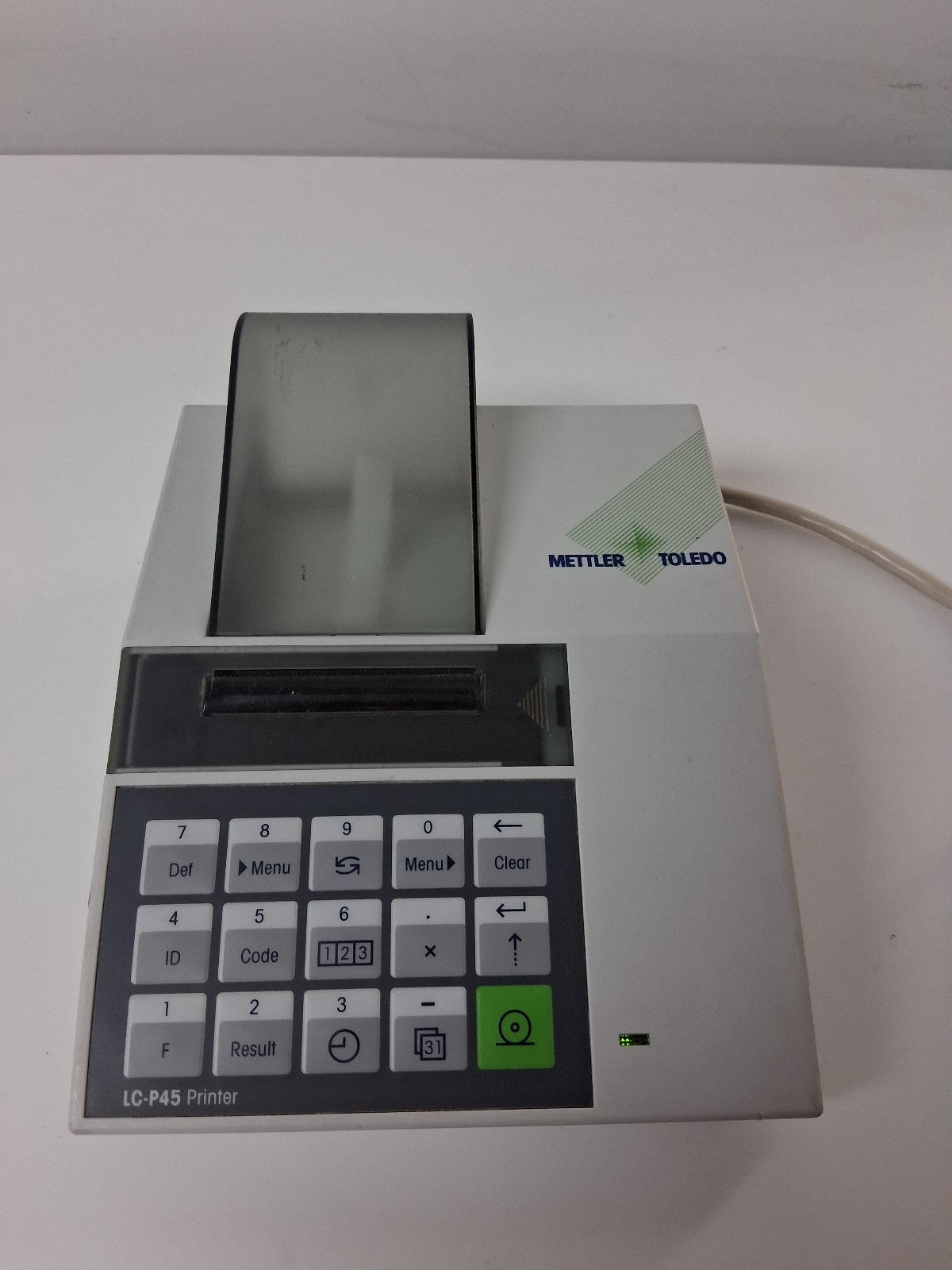 Mettler Toledo LC-P45 Printer  ITEM IS FOR PARTS REPAIR. TESTED TO POWER UP ONLY