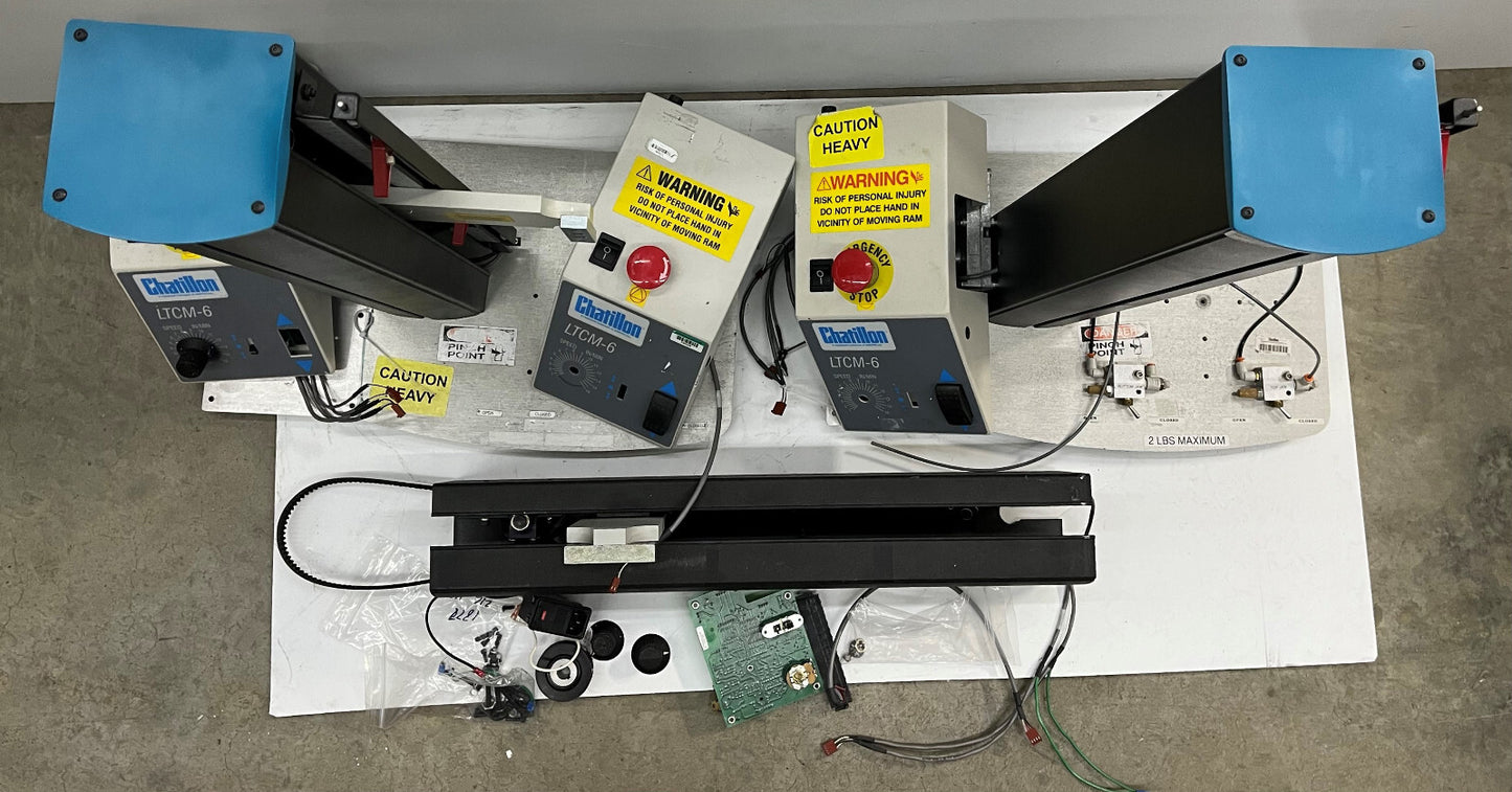 PIEZAS VARIAS PARA EL COMPROBADOR DE FUERZA CHATILLON LTCM-6E - VER IMÁGENES PARA LAS PIEZAS