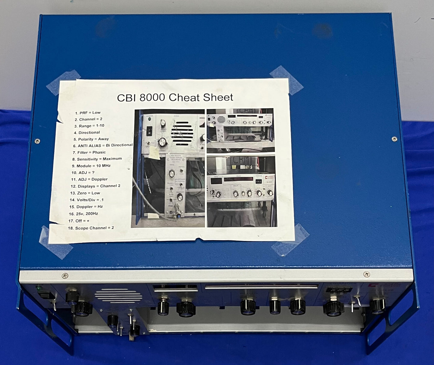 SISTEMA CRYSTAL BIOTECH CBI-8000 MANCANTI DIVERSI MODULI/INSERTI - PARTI/RIPARAZIONE 