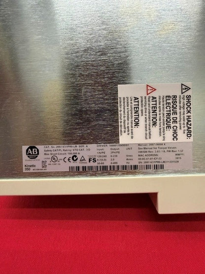 Allen Bradley 2097-V31PR0-LM  Kinetix 350 Single-Axis EtherNet/IP Servo Drive
