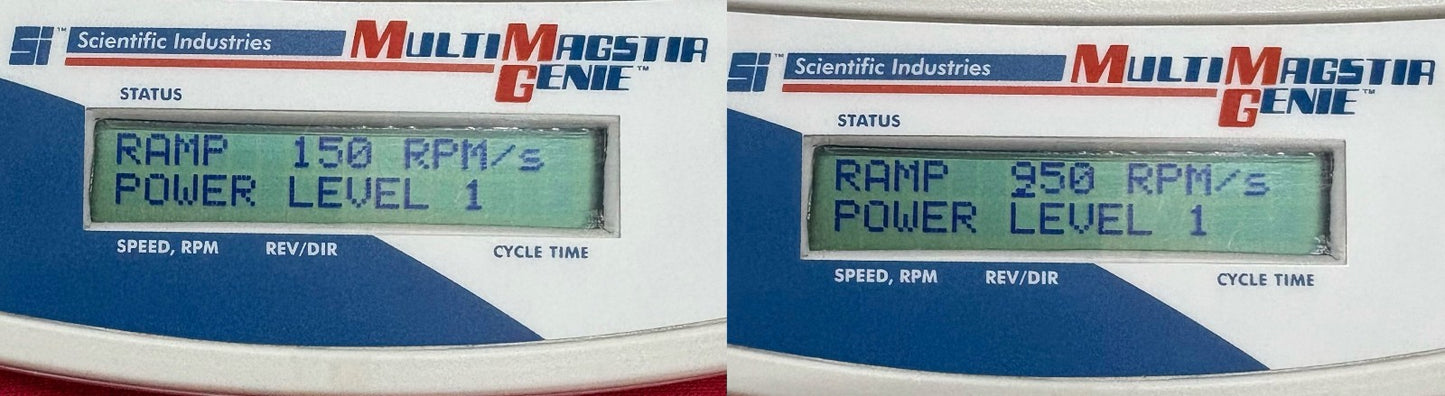 SCIENTIFIC INDUSTRIES SI-300X MULTI MAGSTIR GENIE™ MAGNETIC STIRRER 4 POSITION