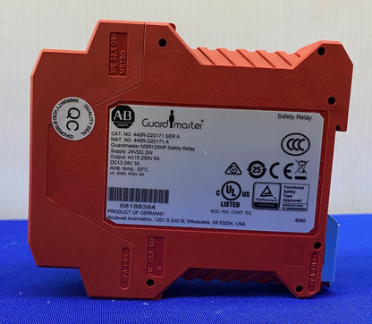 AB ALLEN BRADLEY GUARDMASTER®  440R-D23171 SER A MSR125HP SAFETY RELAY