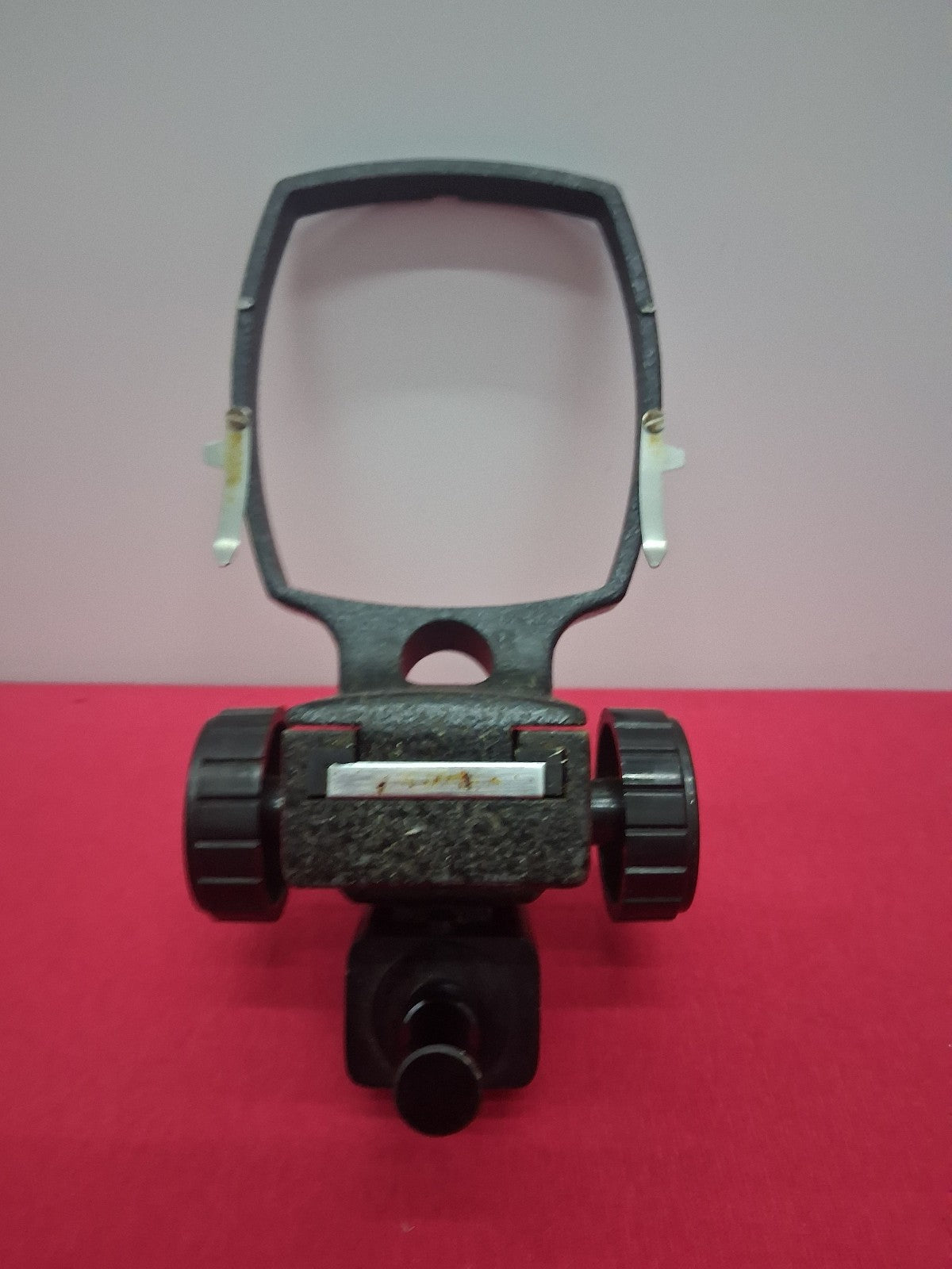 Bausch & Lomb E ARM FOR StereoZoom MICROSCOPE WITH MOUNT PIN. FOCUS MOUNT