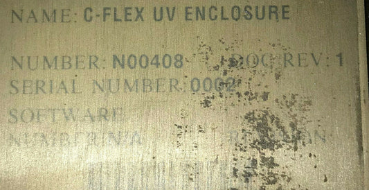 Recinto UV C-Flex N00408 SU MISURA con guida da 12" e blocco