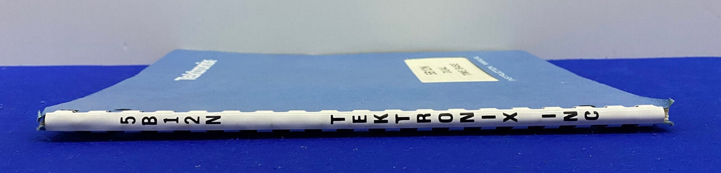 TEKTRONIX ® 5B12N / 070-1141-00 GROUPE DE PRODUITS 52 MANUEL D'INSTRUMENT À DOUBLE BASE DE TEMPS