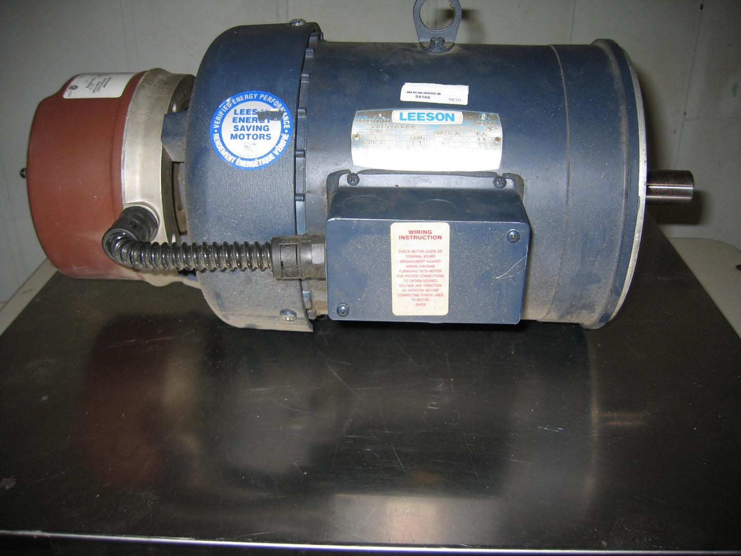 LEESON MOTOR C182T17FC18B CAT # 131211.00 208-230V/PHASE 3/1740 RPM/3 HP