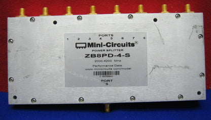MINI-CIRCUITS POWER SPLITTER ZB8PD-4-S 2000-4200 MHz