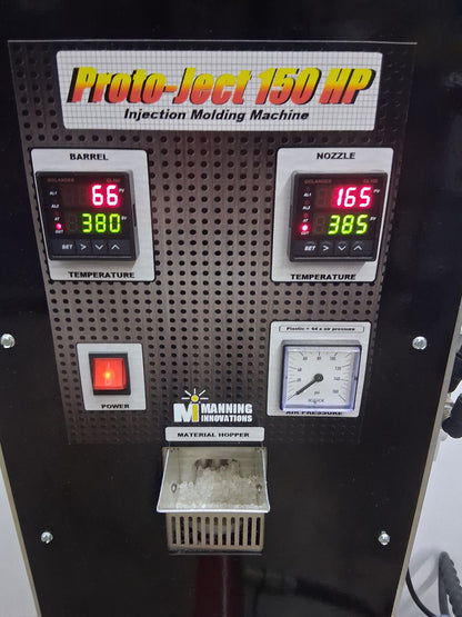 Proto-Ject 150 hp Injection Molding Machine Press 1.5 oz shot size High Pressure