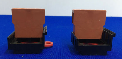 1 LOT DE 2 - BLOC DE CONTACTS OMRON A22-01