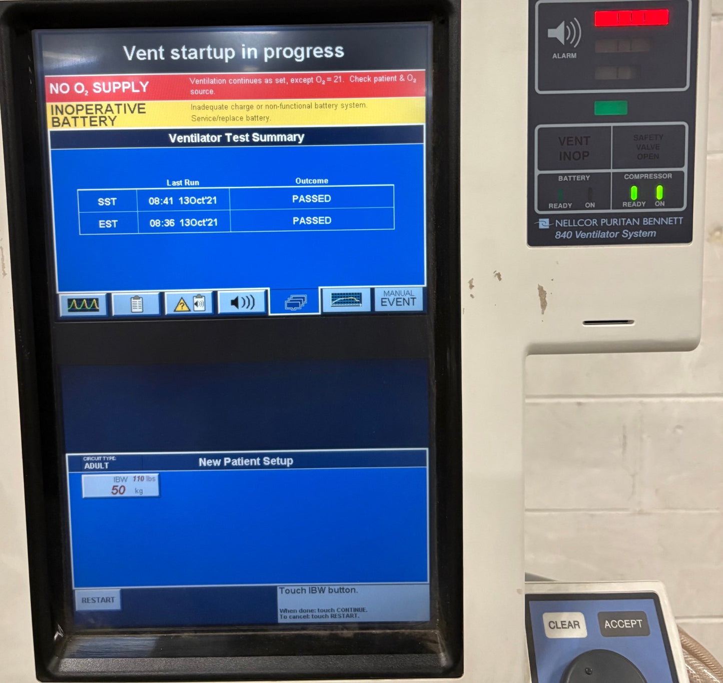 Puritan Bennett 840 Ventilator System PARTS AND REPAIR