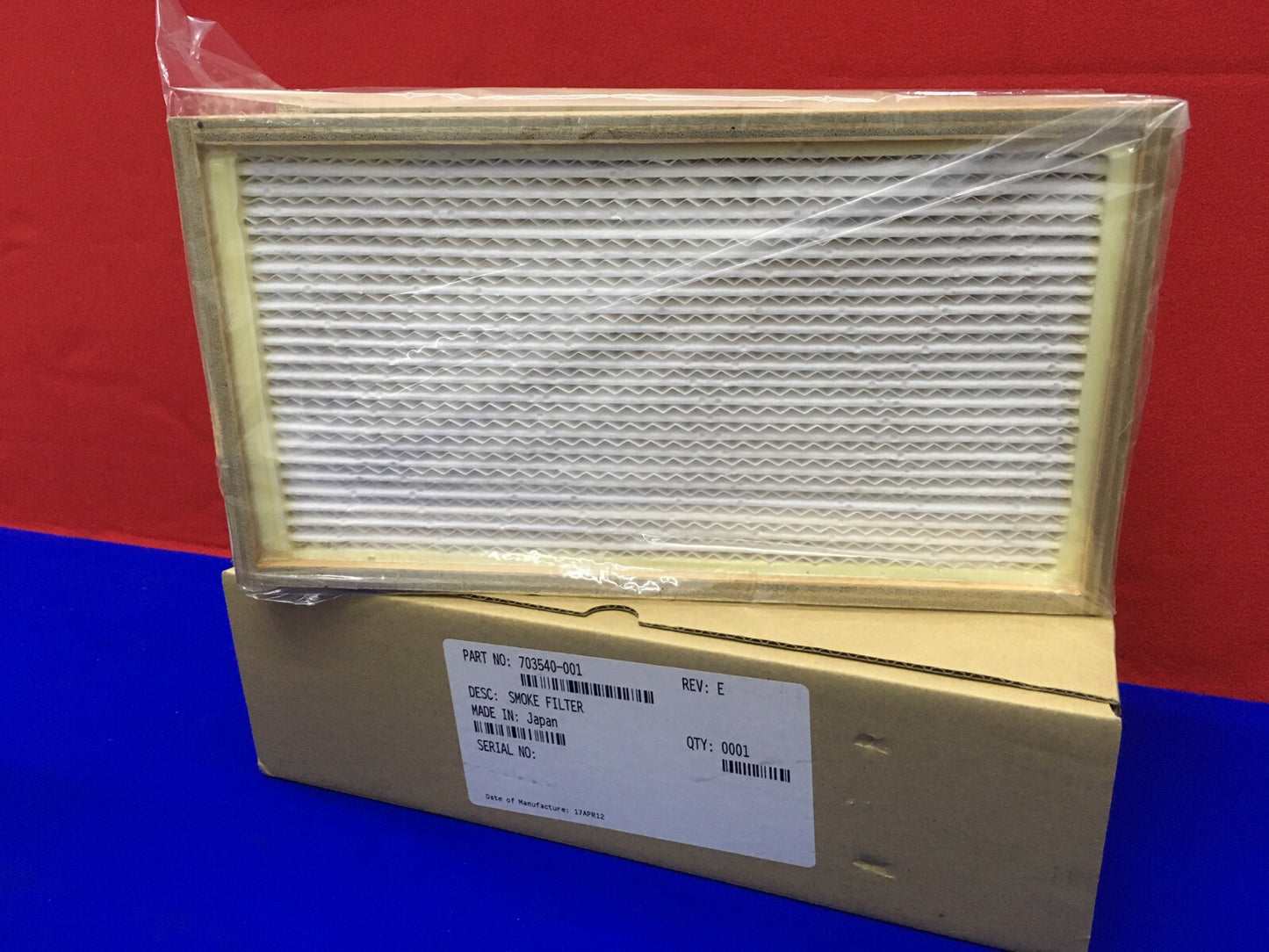 Reserveonderdeel: Printronix ROOKFILTER, 703540-001 REV E ROOKFILTER