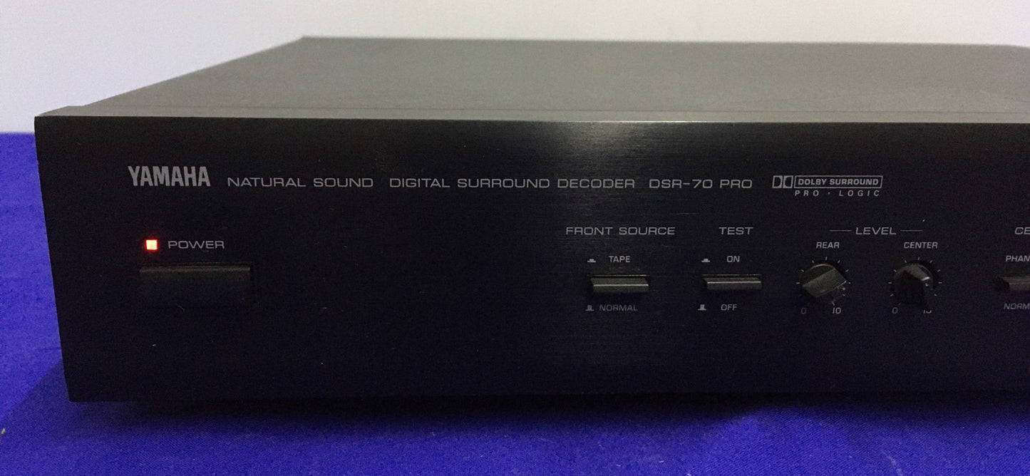 YAMAHA,DSR-70 PRO NATURAL SOUND DIGITAL SURROUND DECODER ITEM IS USED