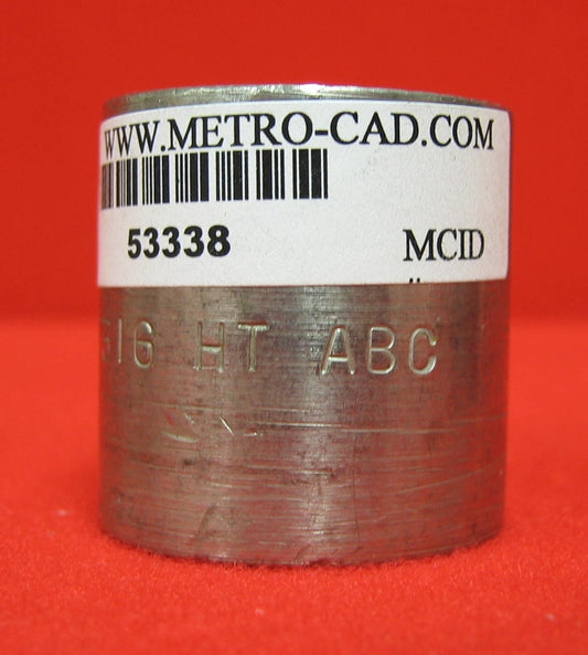 CMC 1"  X  1.2" REDUCER F316 HT ABC, SS 3000 WELDMENT