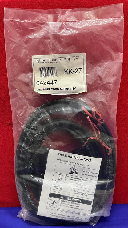 ミラーエレクトリック KK-27 アダプタコード 14 ピン 115V 042447