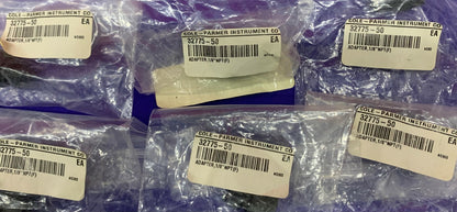 Lot de 6 adaptateurs Cole Parmer / Cole-Parmer 32775-50 / 1/8” NPT (F) 