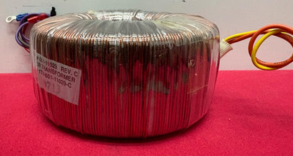 BADGER TOROIDAL POWER TRANSFORMER 601-11029 REV C 600VA 5amps