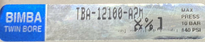 Bimba TBA-12100-A2M Attuatore a doppio foro Tavolo scorrevole ad aria con sensore SMC D-F9N