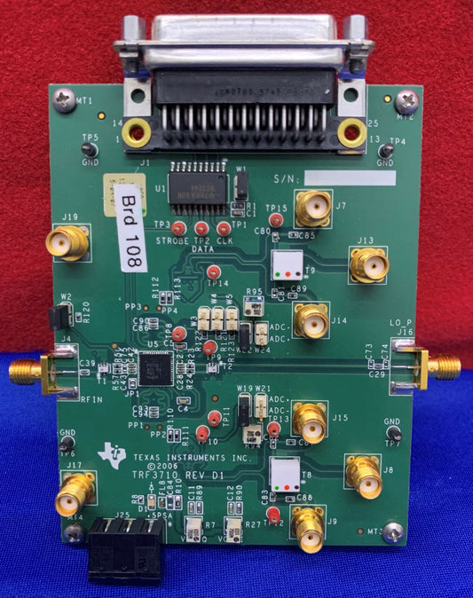Módulo de evaluación TRF3701 REV D1 de Texas Instruments, herramienta de desarrollo de RF
