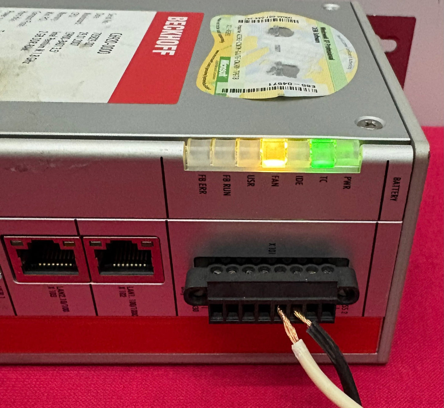 BECKHOFF C6920-0000 INDUSTRIAL PC CONTROL 24VDC 705829-001 - FOR PARTS/REPAIR