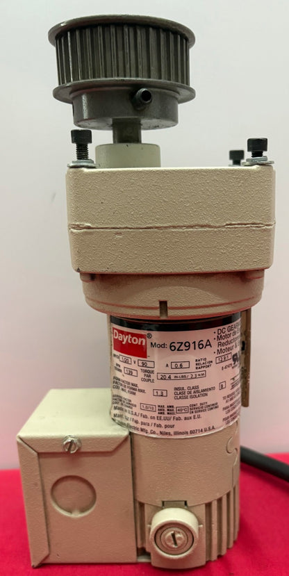 DAYTON 6Z916A DC GEARMOTOR 90V - FOR PARTS/REPAIR