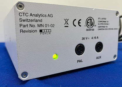 CTC ANALYTICS AG STROMVERSORGUNG TEIL # MN 01-02 F - FÜR CTC ANALYTICS INSTRUMENTE