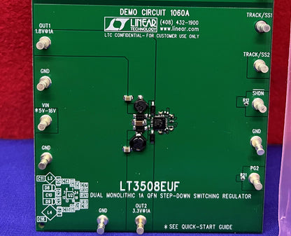 Circuito dimostrativo della scheda Linear Technology DC1060A LT3508EFE/LT3508EUF