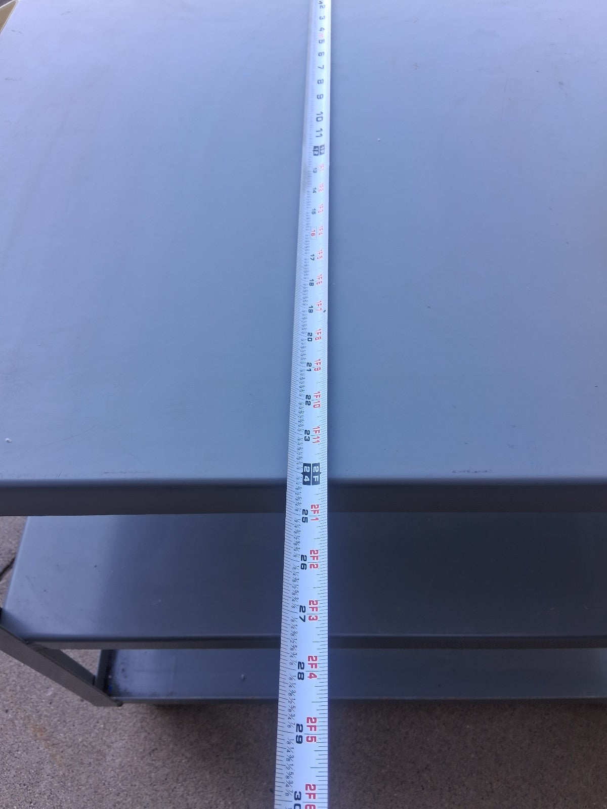 LITTLE GIANT 24" X 36" 3 SHELF  WELDED INDUSTRIAL STEEL UTILITY / SERVICE CART