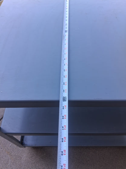 LITTLE GIANT 24" X 36" 3 SHELF  WELDED INDUSTRIAL STEEL UTILITY / SERVICE CART