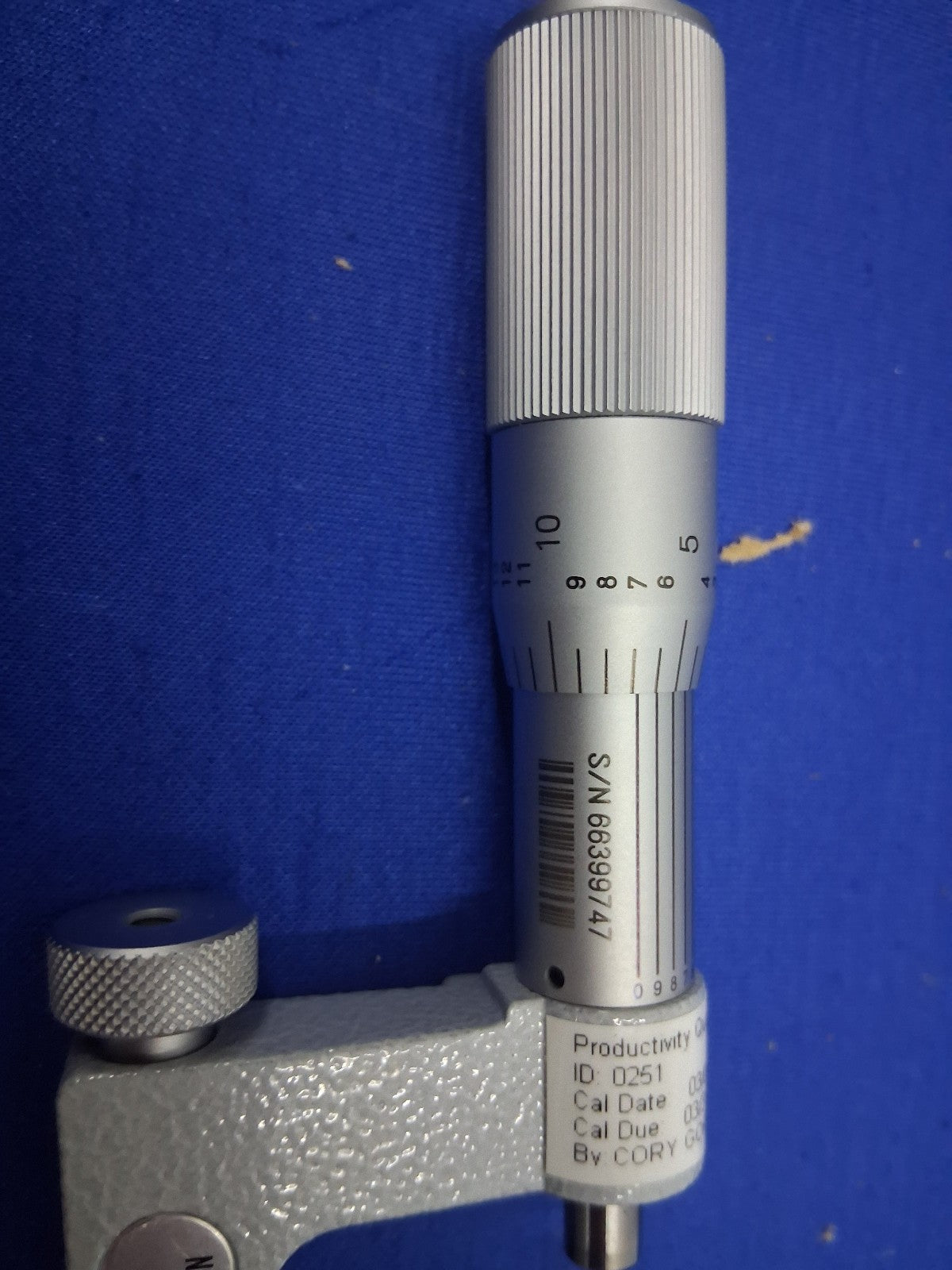 Mitutoyo 117-107 Uni-Mike Outside Micrometer 0-1" Mechanical W/ CASE ACM-1"V