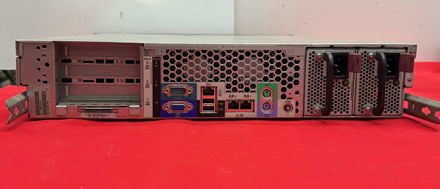 HP PROLIANT DL380 6 SLOT FOR HD 6 GB HOT SWAP - NO HD - NO MEMORY - PARTS/REPAIR